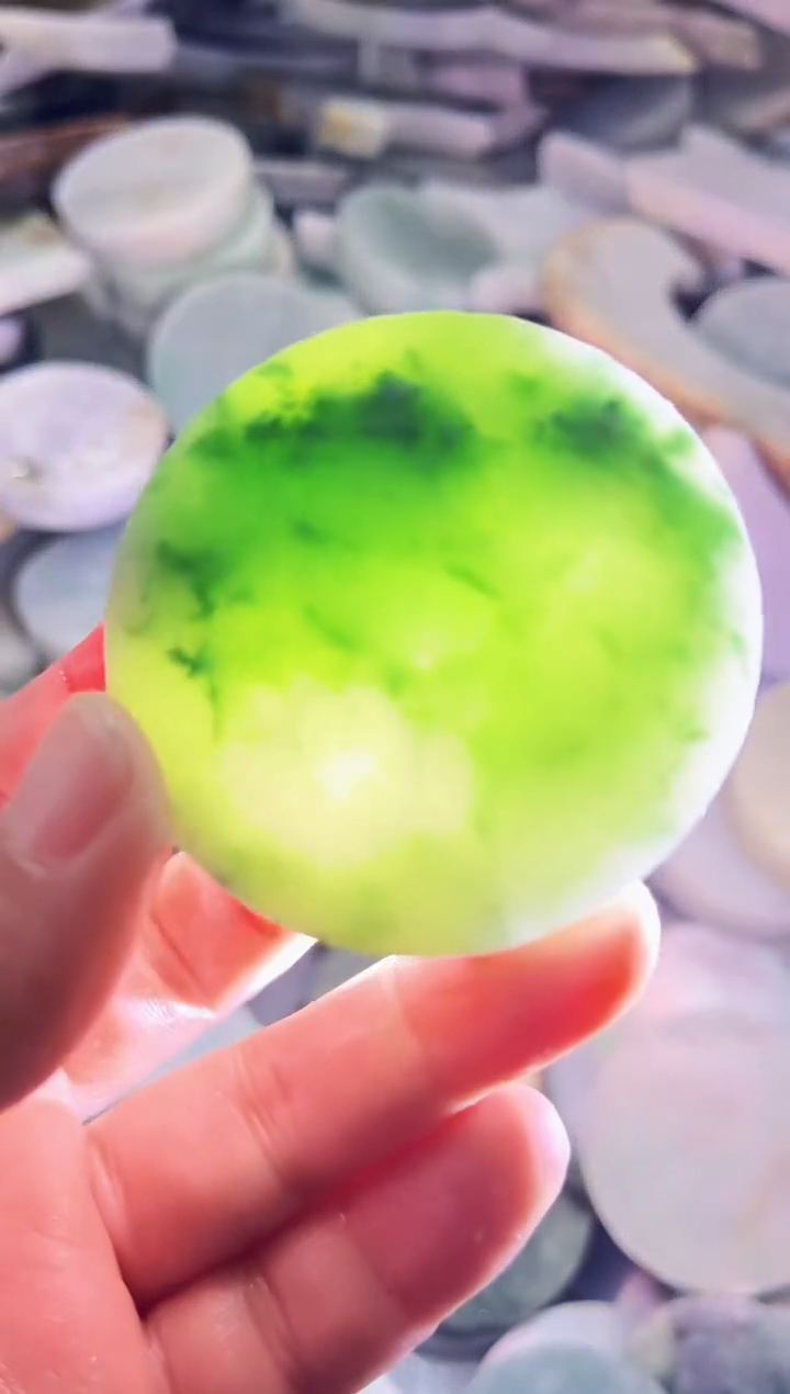 【闪购商品】翡翠耳饰未镶嵌A货康壹505