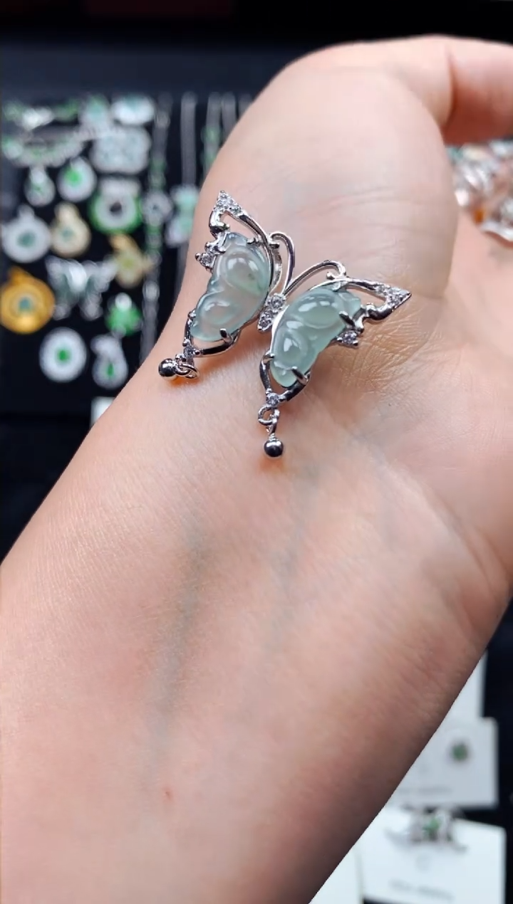 【闪购商品】翡翠颈饰银S925镶嵌0655