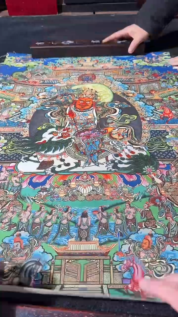 卷轴画藏式珍藏彩绘艺术馆87