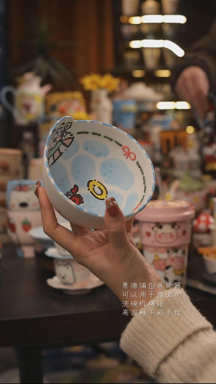 景德镇釉下彩绘设计师款式陶瓷