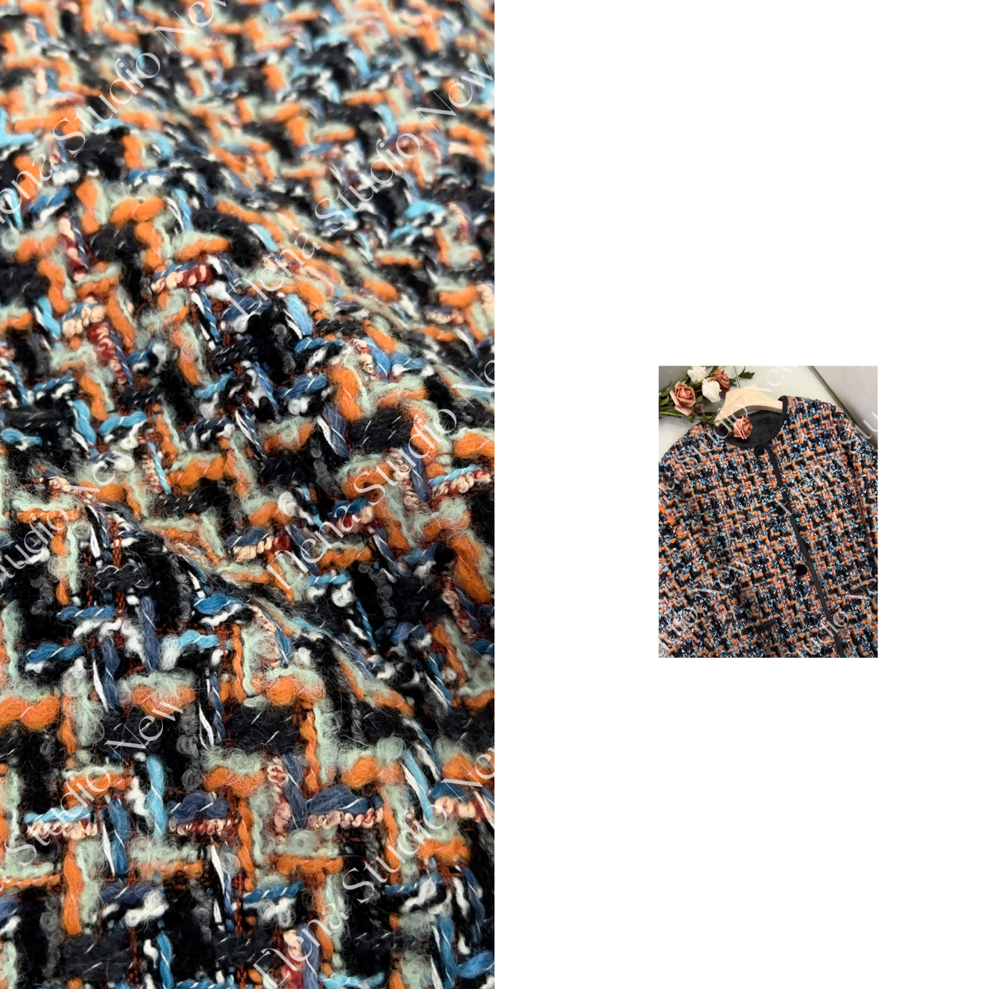 大甜甜【莫奈花园】设计感精致高订小香风开衫气质温柔外套