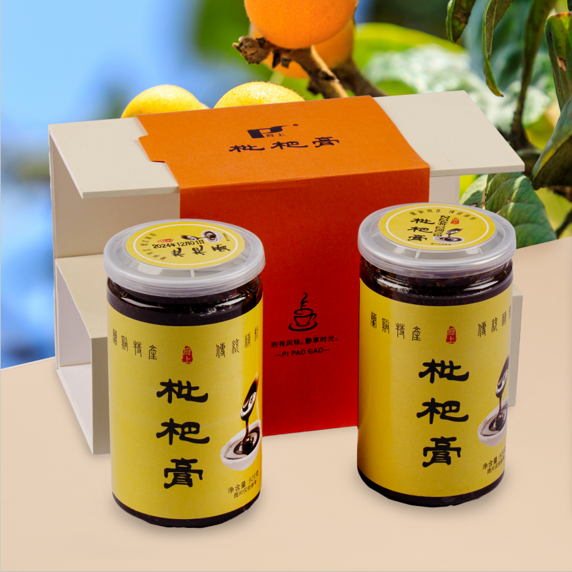 枇杷秋梨膏大果肉老人儿童孕妇可用纯手工古法熬制