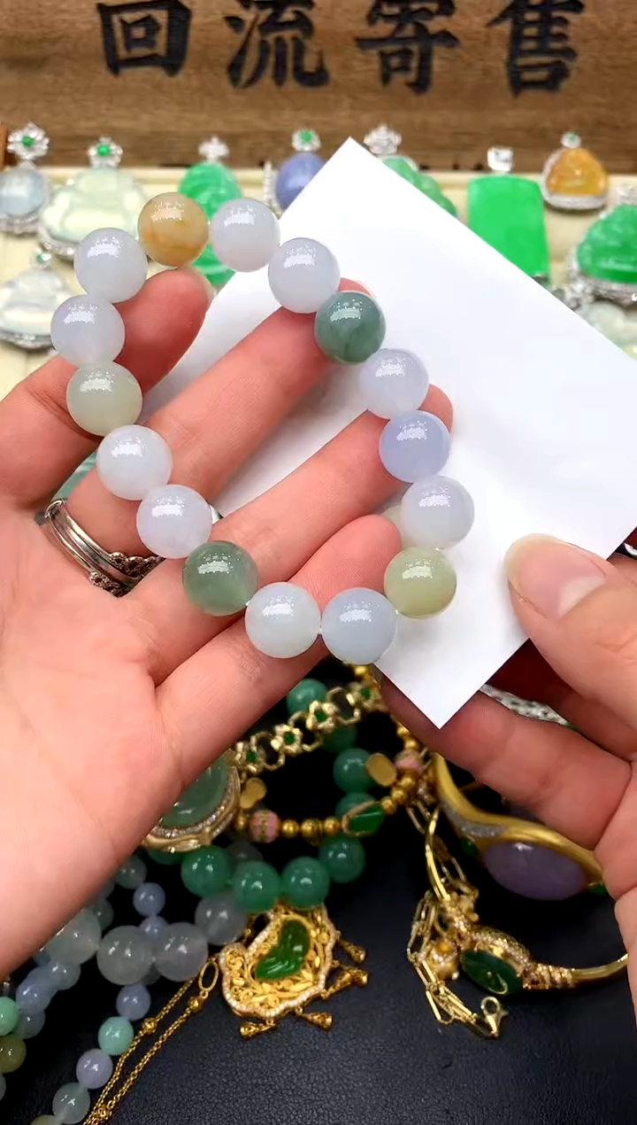 【闪购商品】翡翠手串未镶嵌417-中国好珍宝