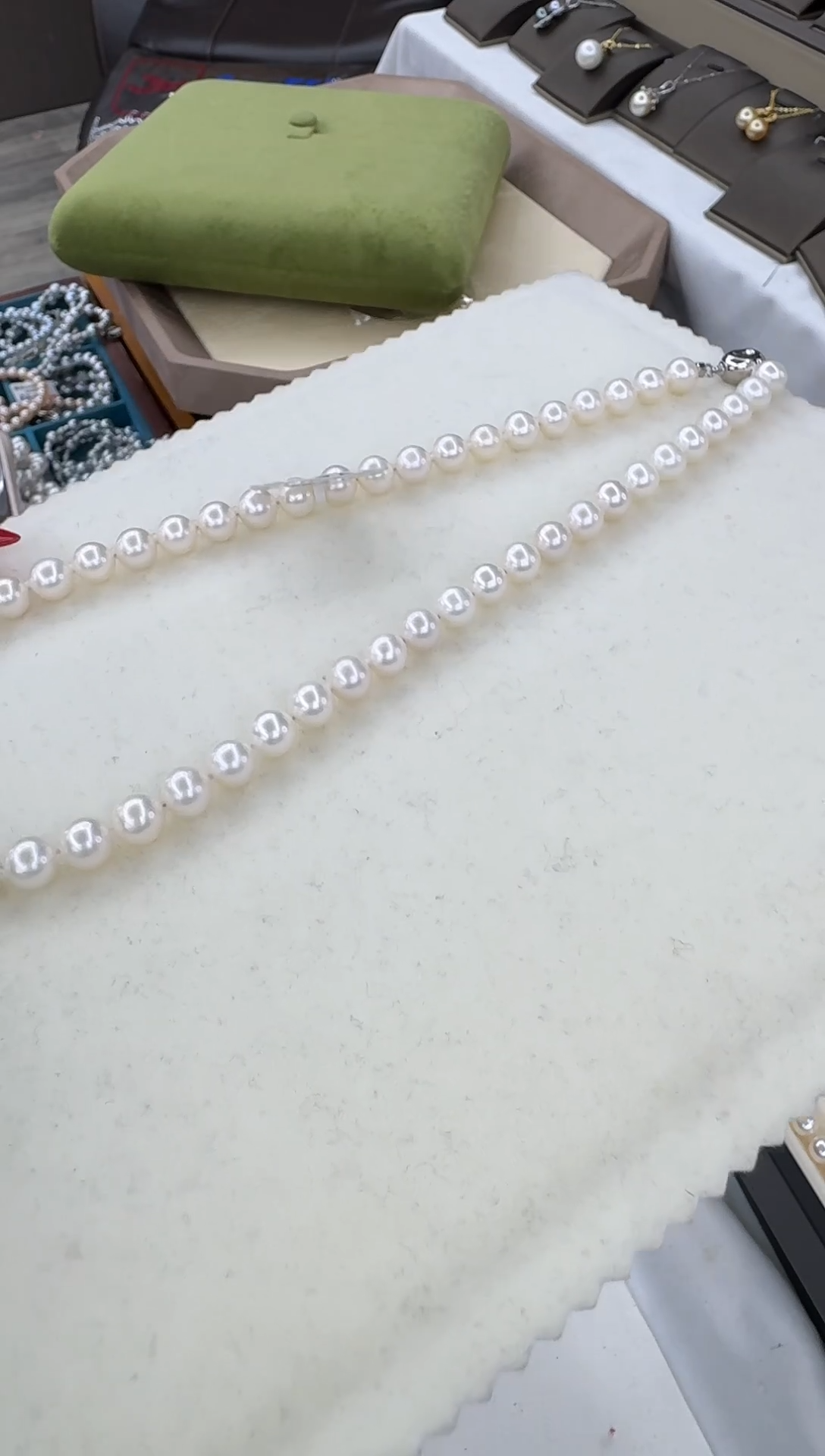 项链银S925镶嵌淡水珍珠xl2094