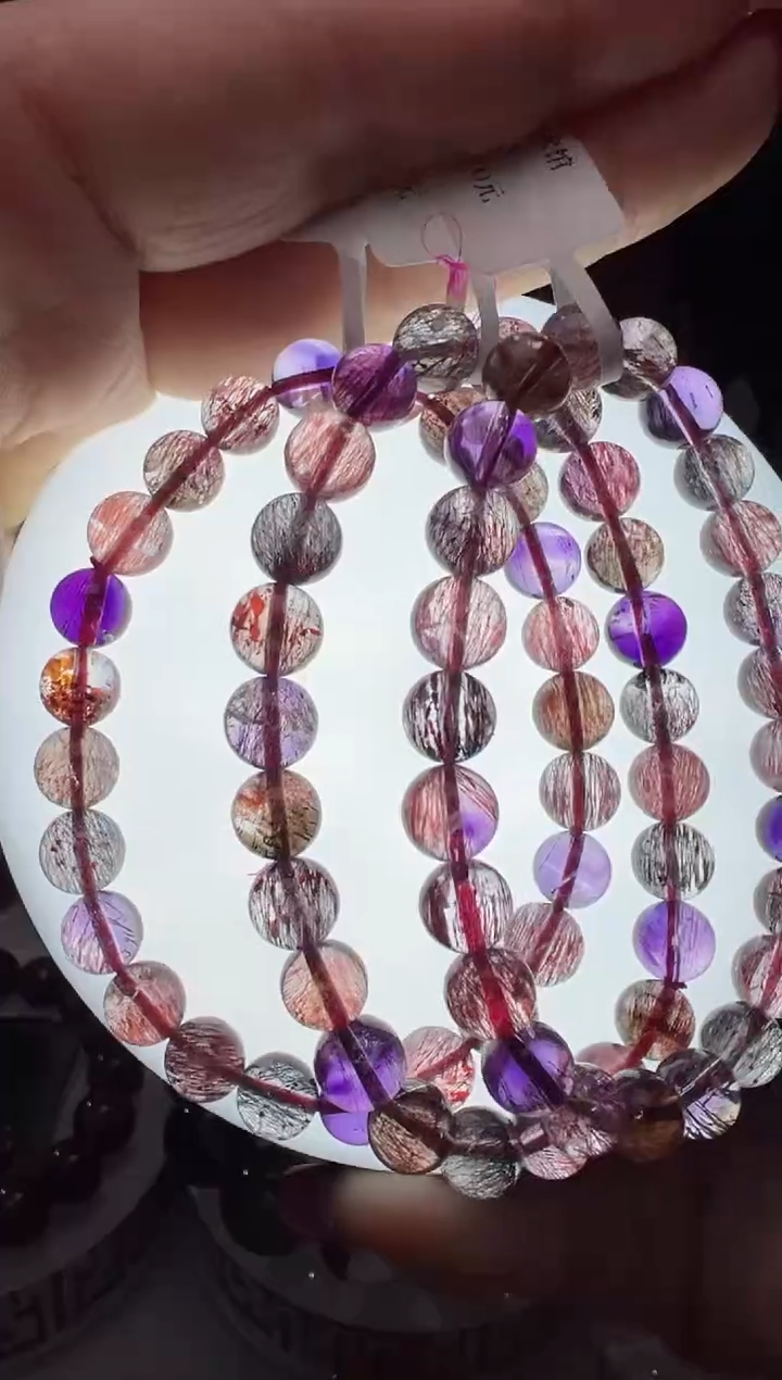 【闪购商品】水晶手串未镶嵌超七手串7m+多样性发一X37863