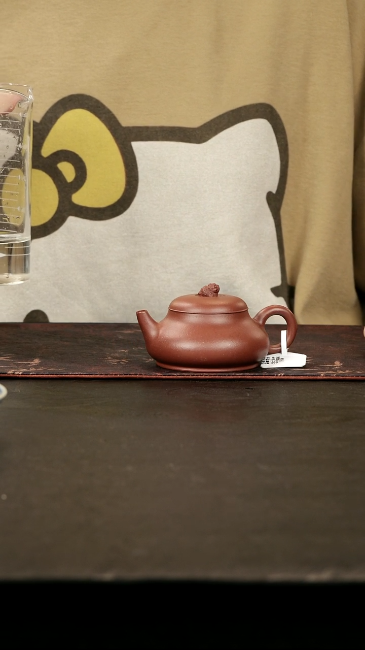 茶壶紫砂底槽青见宝壶120cc