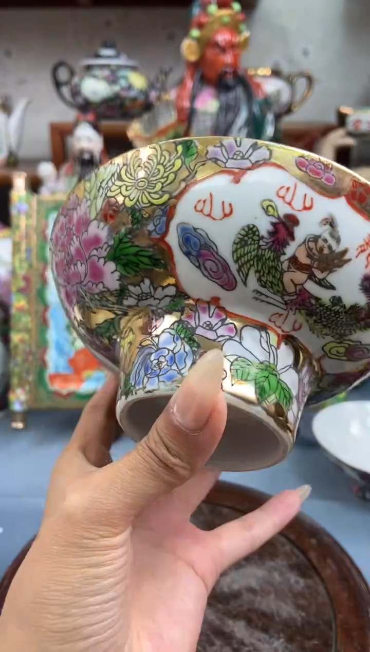 瓷片微瑕慎拍景德镇窑老厂瓷器单件