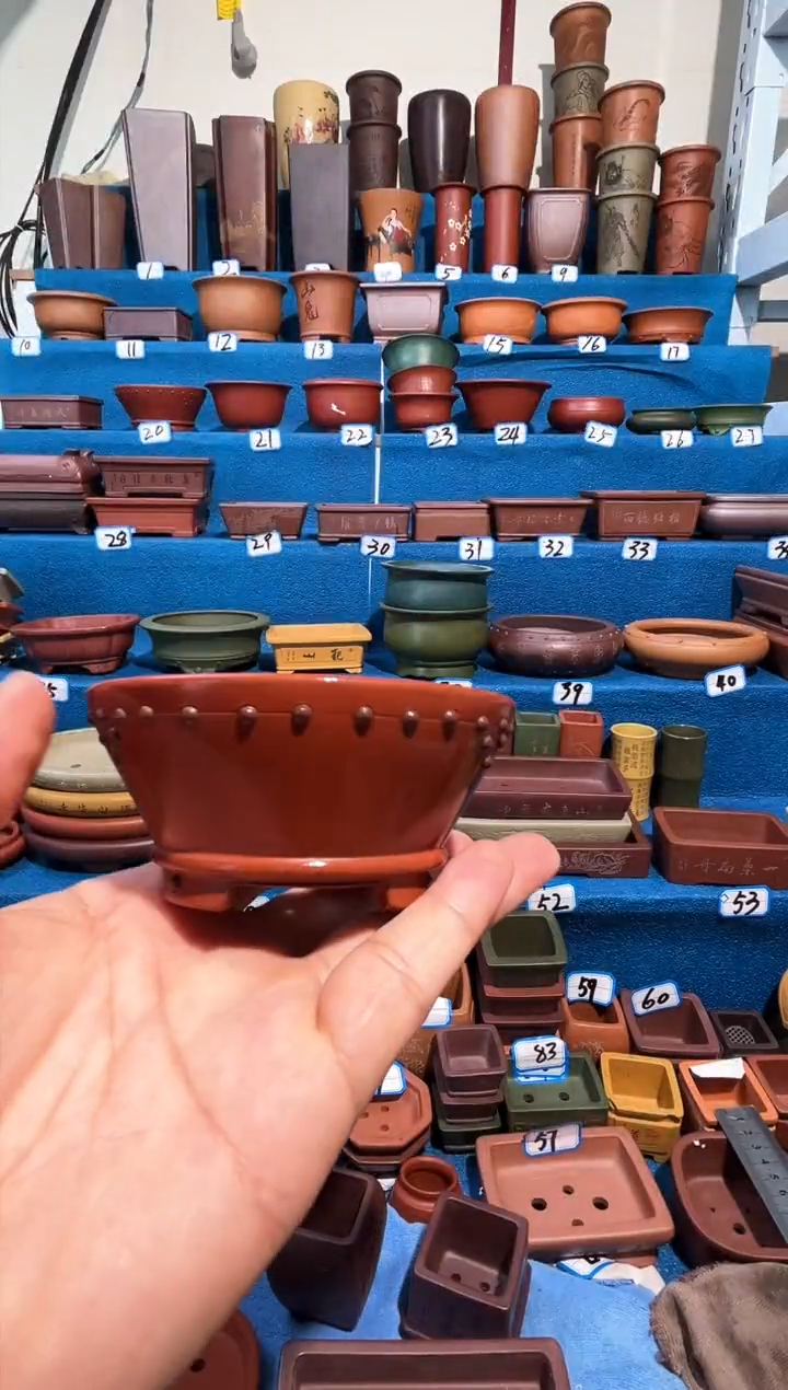 【闪购商品】紫砂紫砂花盆10*4