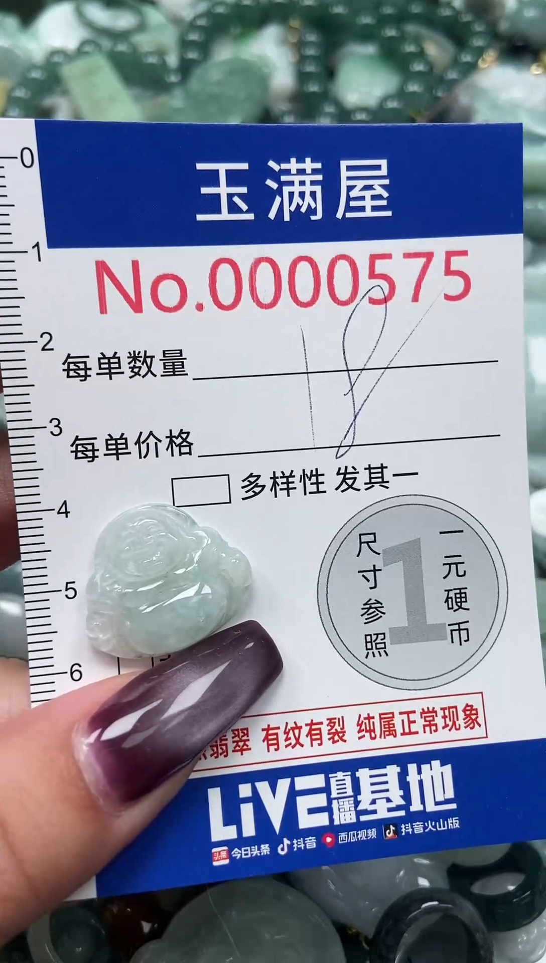 颈饰未镶嵌翡翠575