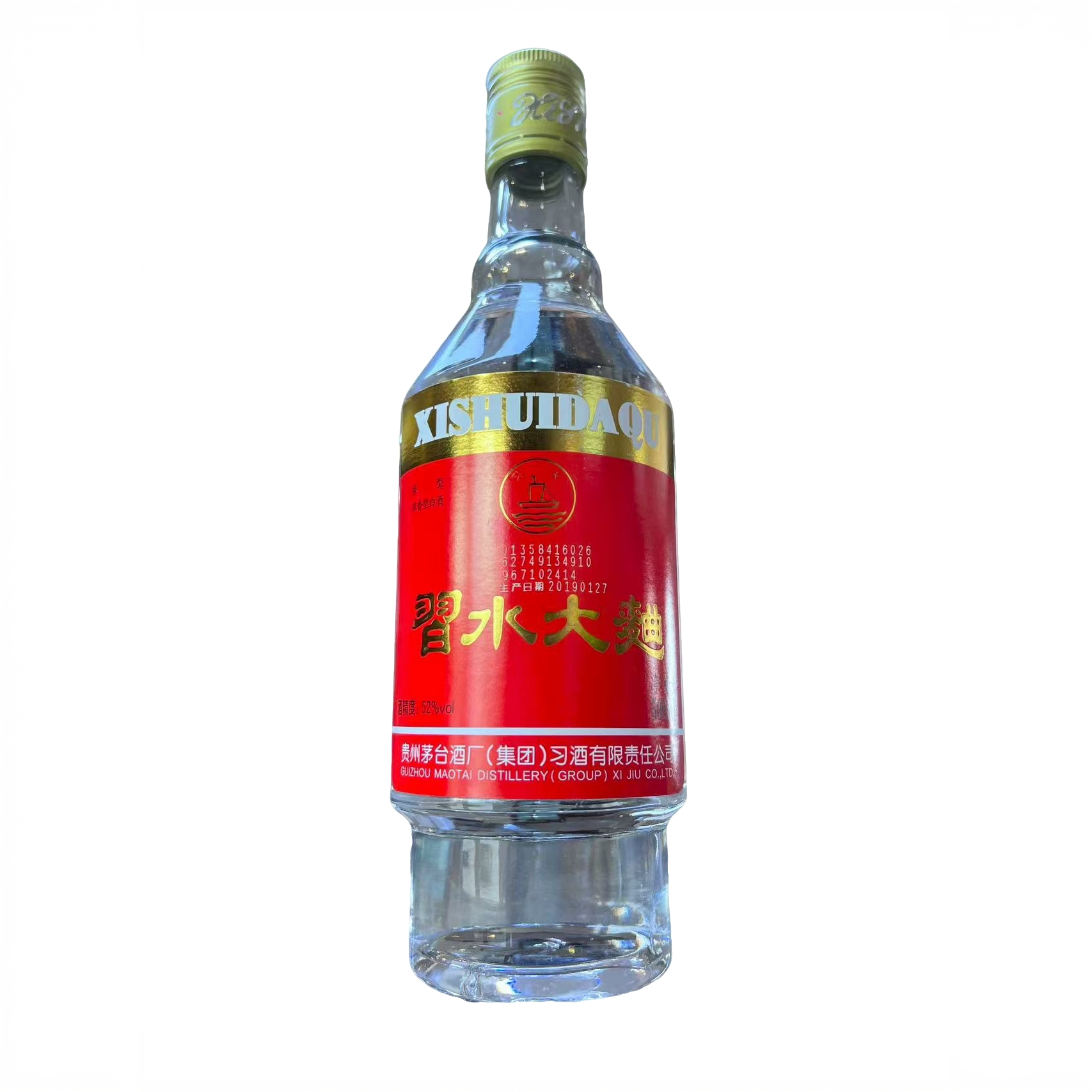 习酒2018年习水大曲浓香型52度原箱500ml*12自饮口粮酒52度500ml