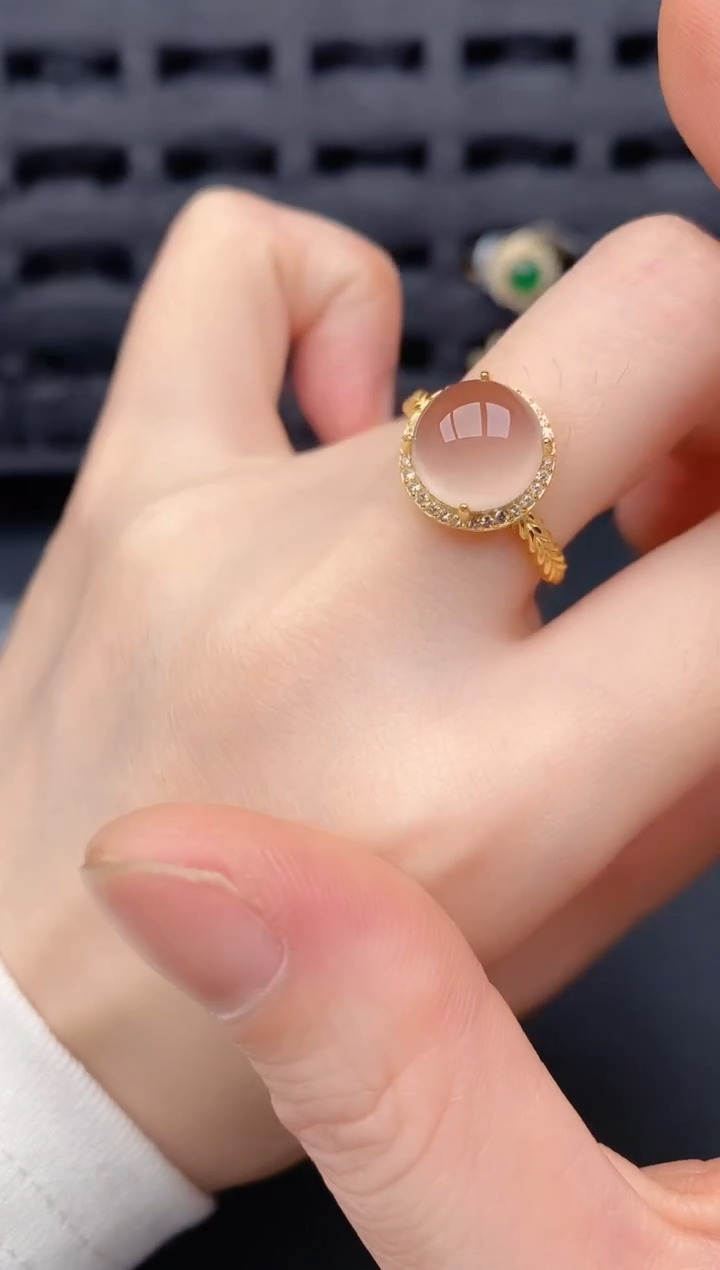 银S925镶嵌南红玛瑙戒指386