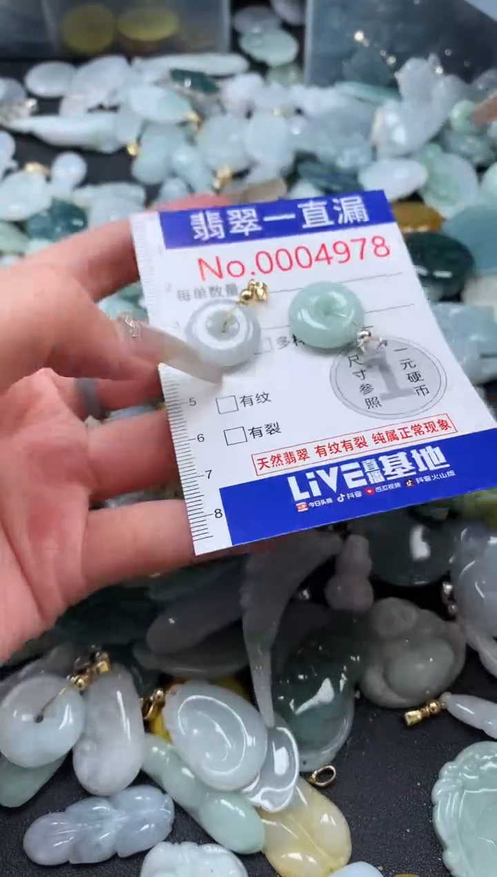 【闪购商品】翡翠吊坠(不含链)未镶嵌4978