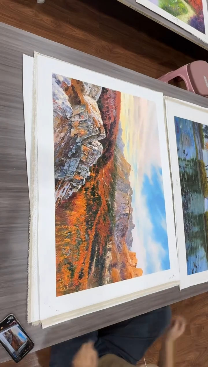油画【98号】约90*60cm丨朝鲜原创纯手绘孤品油画丨顺丰包邮
