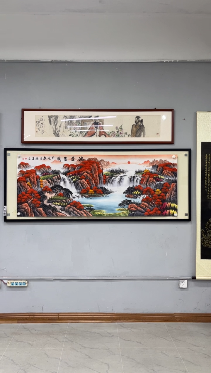 【闪购商品】国画《鸿运当头》画芯未装裱180乘70