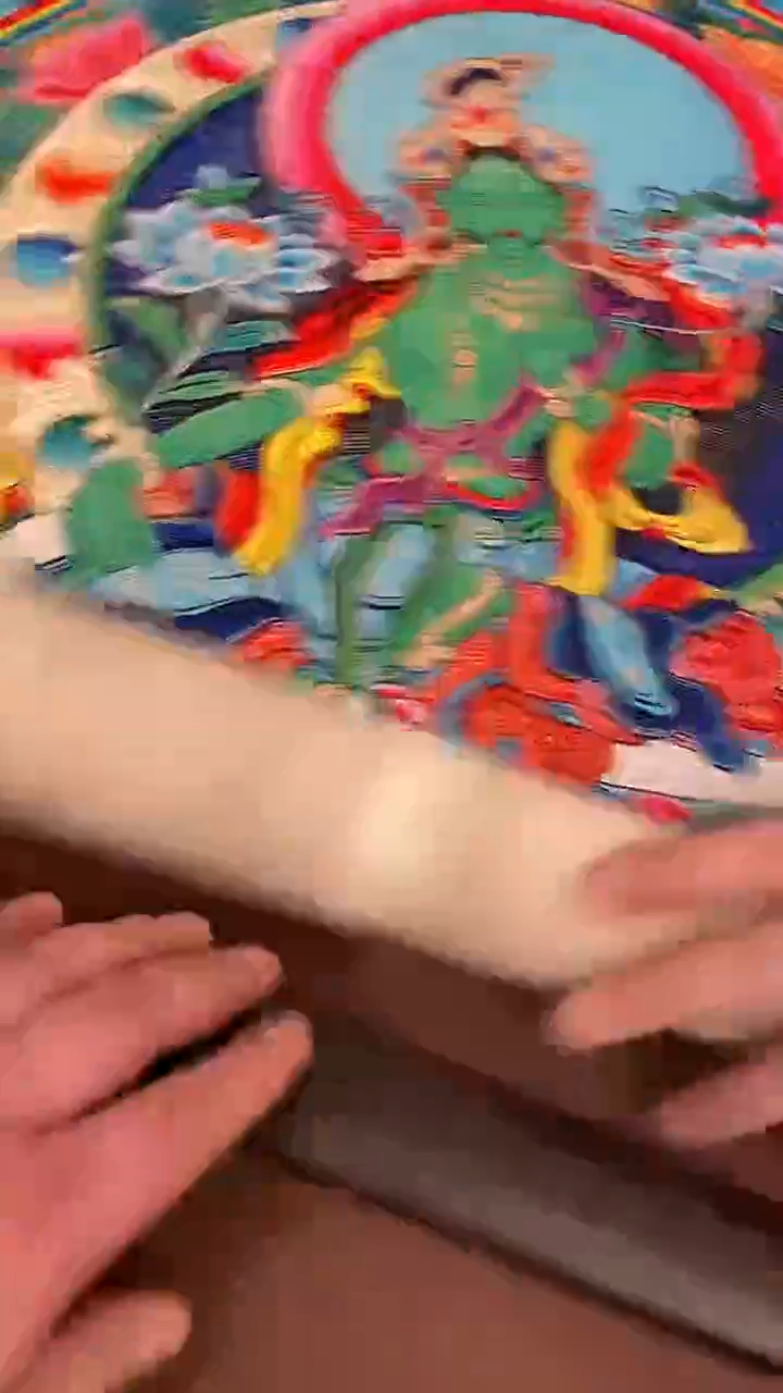 装裱画精美唐卡tk16149