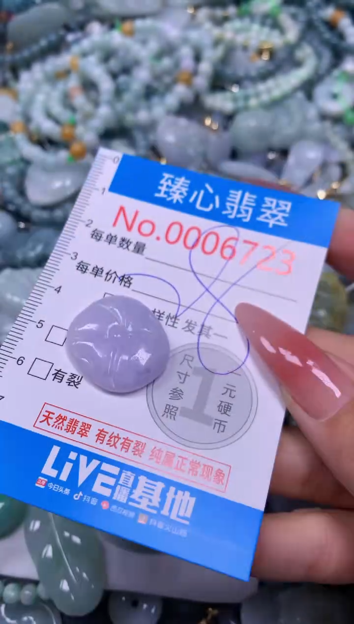 【闪购商品】翡翠颈饰未镶嵌含绳0006723