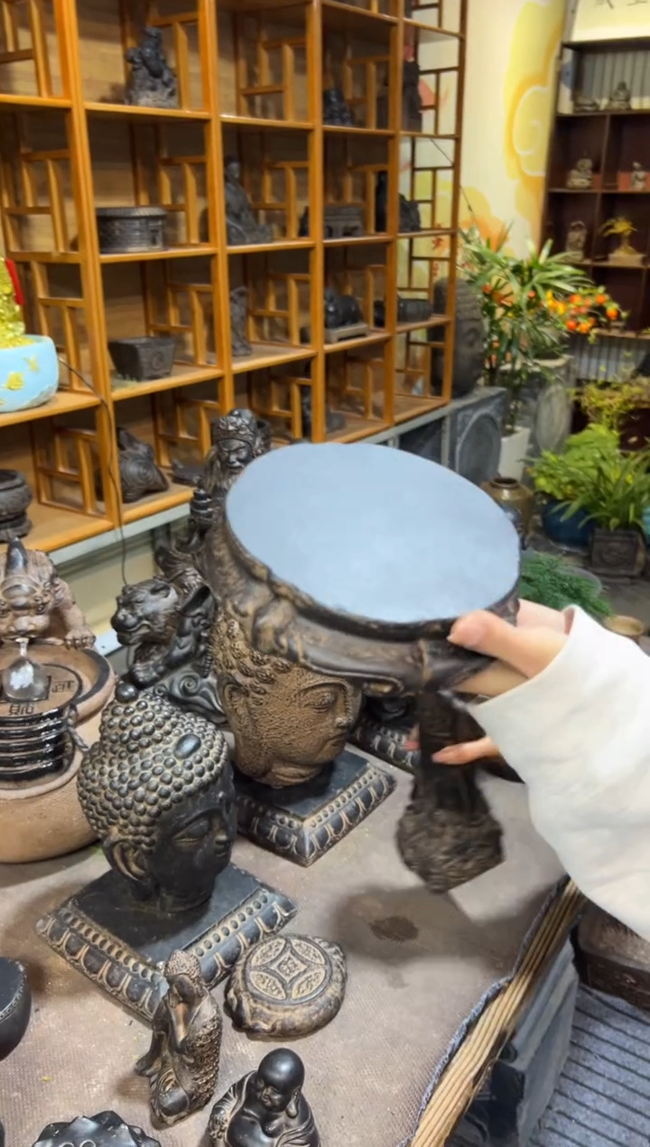 陶土【火山泥】金箍坛底座