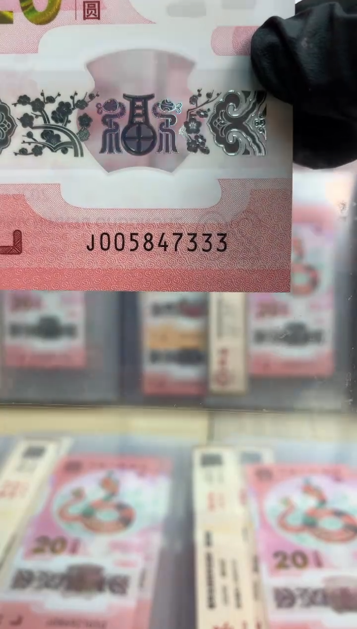 【闪购商品】塑料蛇钞 真钞【单张】7333