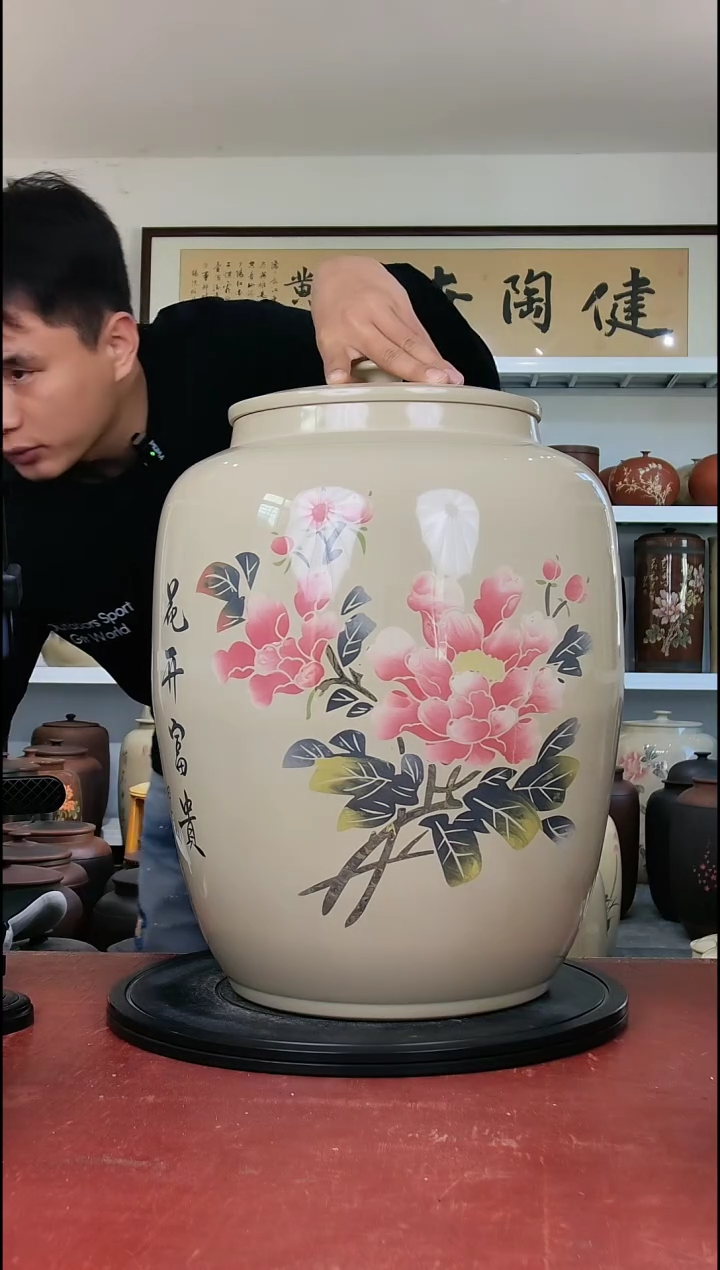 30饼茶缸微瑕纯手工