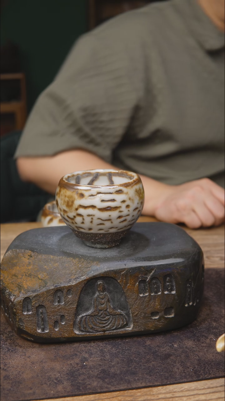 甘石陶艺柴烧柴烧745