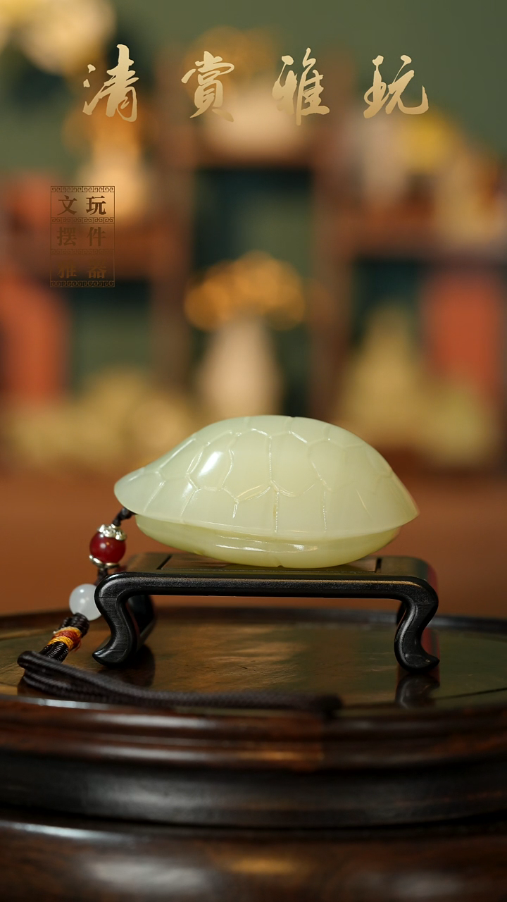 玉《富甲天下》手把件摆件