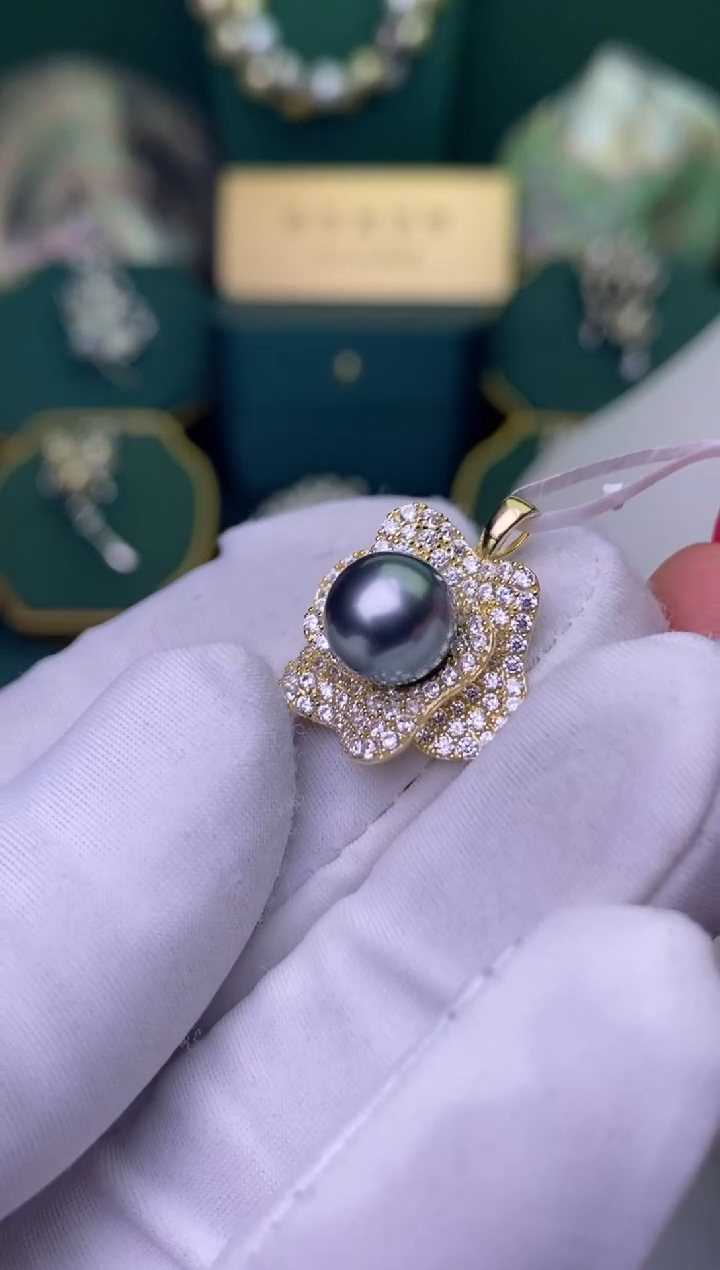 【闪购商品】海水珍珠颈饰银S925镶嵌9-10