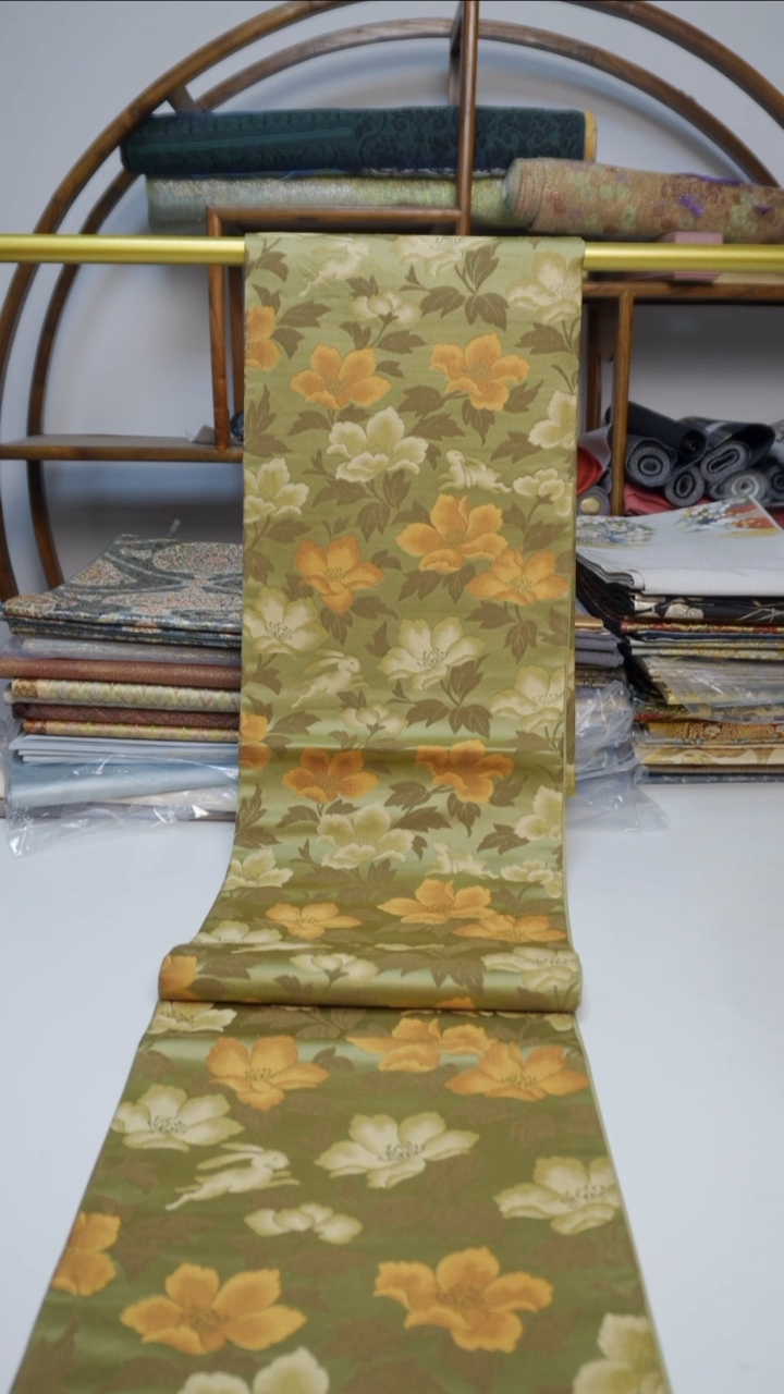 织绣154兔子花卉花卉