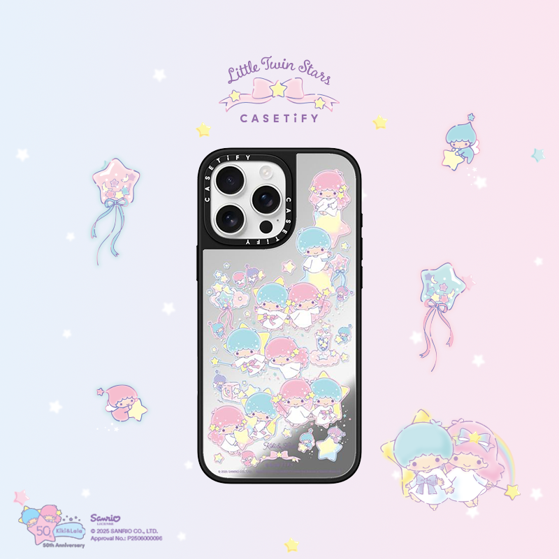 双子星50周年联名款×CASETiFY手机保护套适用于苹果iphone16/17