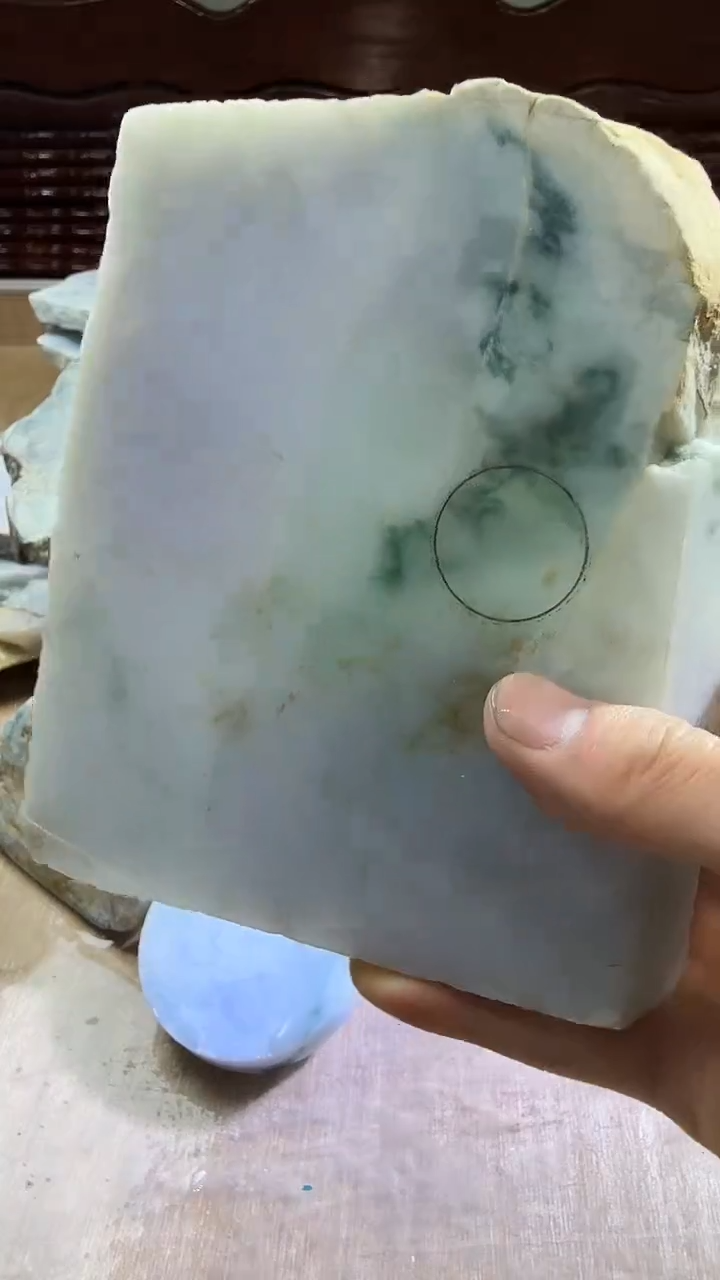 裸石翡翠天然翡翠A货花701