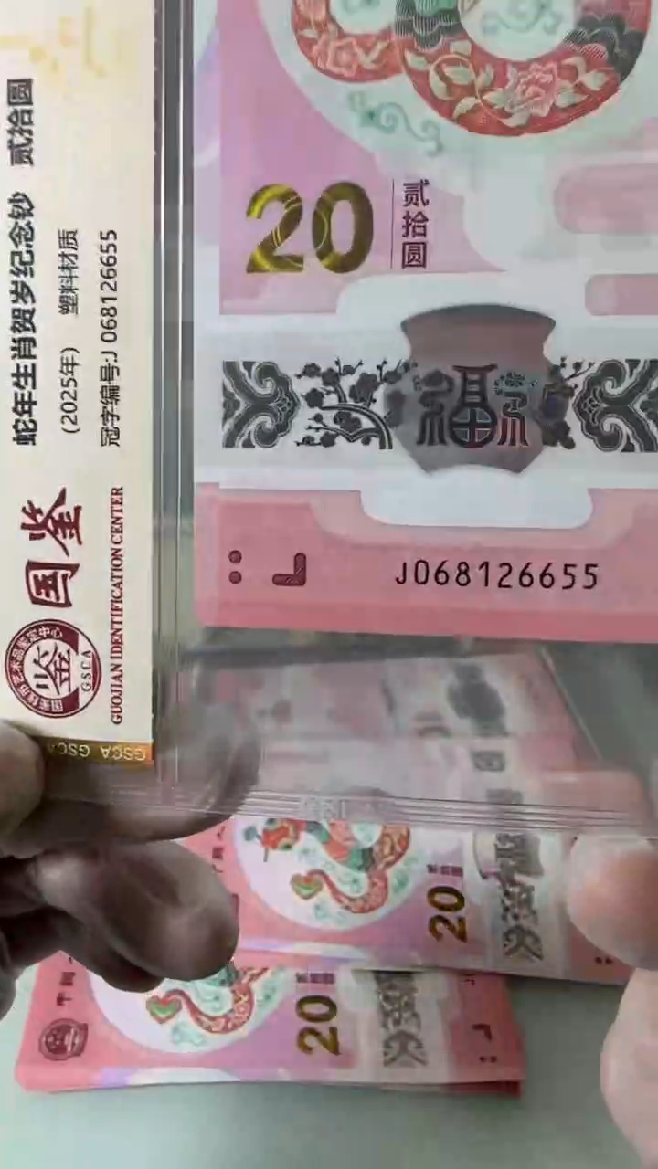 【闪购商品】塑料068126655-蛇钞单张！