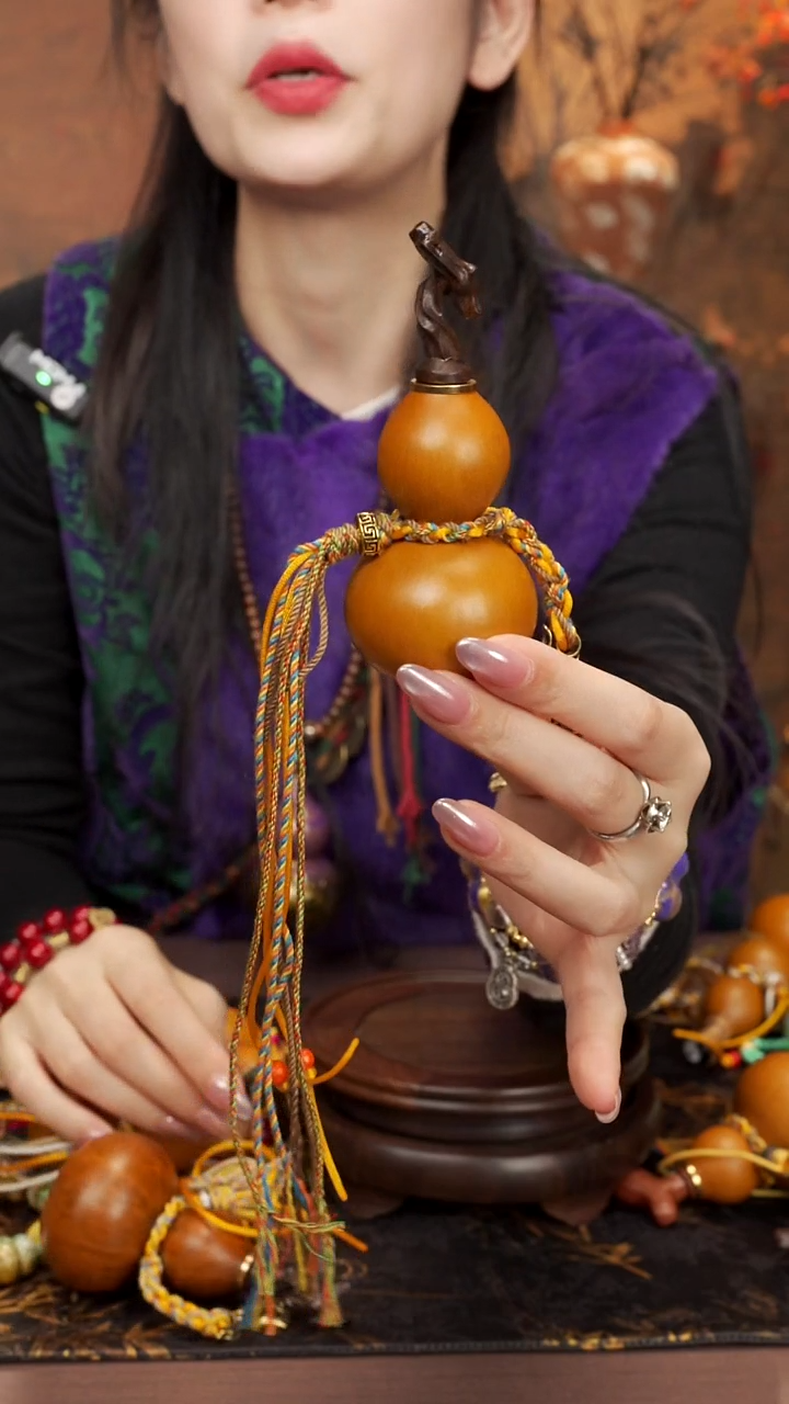 550--大漆开口小葫芦----68