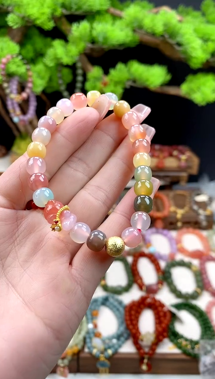 【闪购商品】玛瑙手饰未镶嵌小熊