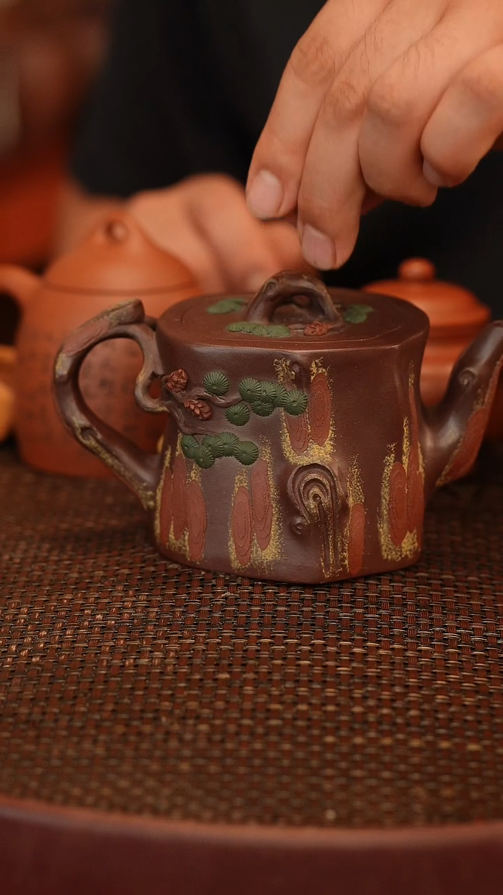 茶壶紫砂树桩      
