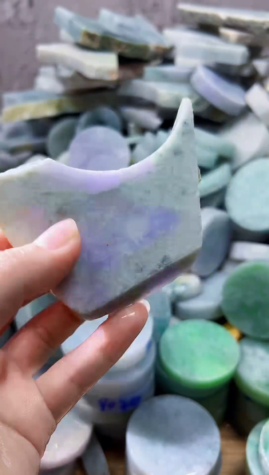 裸石翡翠天然翡翠A货余 南 422