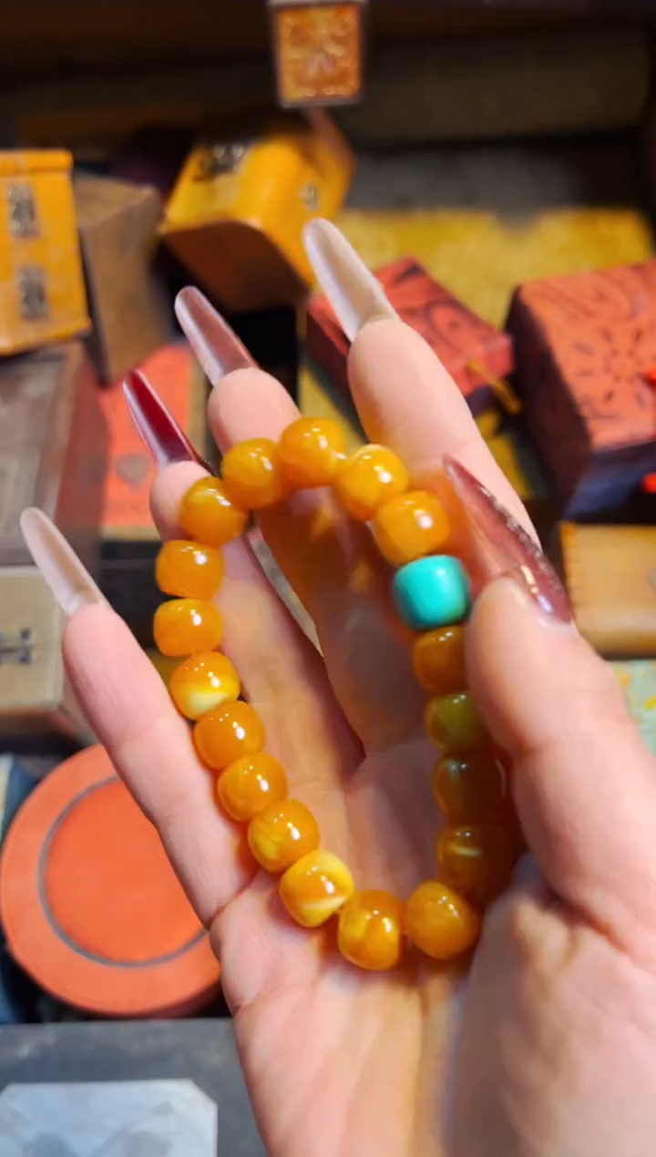 【闪购商品】蜜蜡颈饰未镶嵌兰妹精品精选链接164