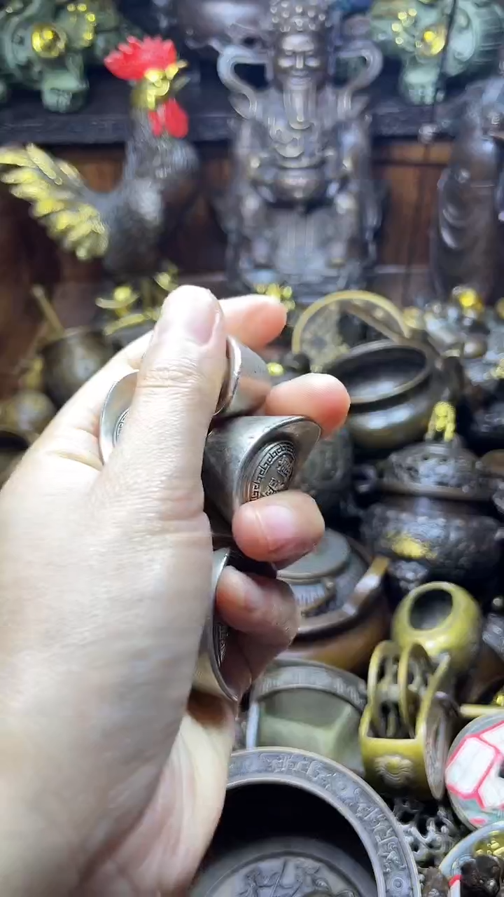 闪购链接，点击下单，有运费险，铜摆件