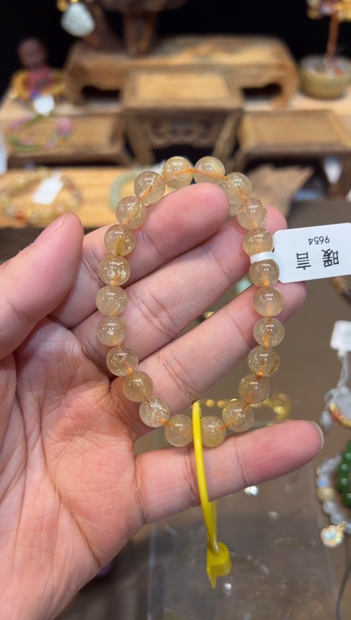 水晶手链未镶嵌手饰@@9654