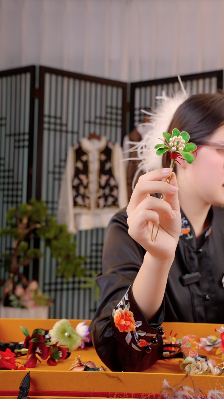 刺绣萌**关非遗苏绣手工饰品