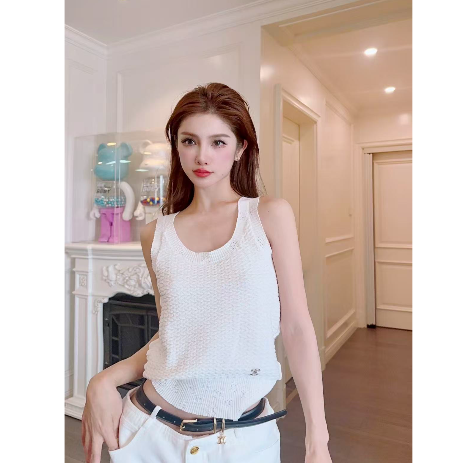 99新 Chanel/香奈儿 双双臻选/ck80334/香奈儿背心/34（23A手工坊