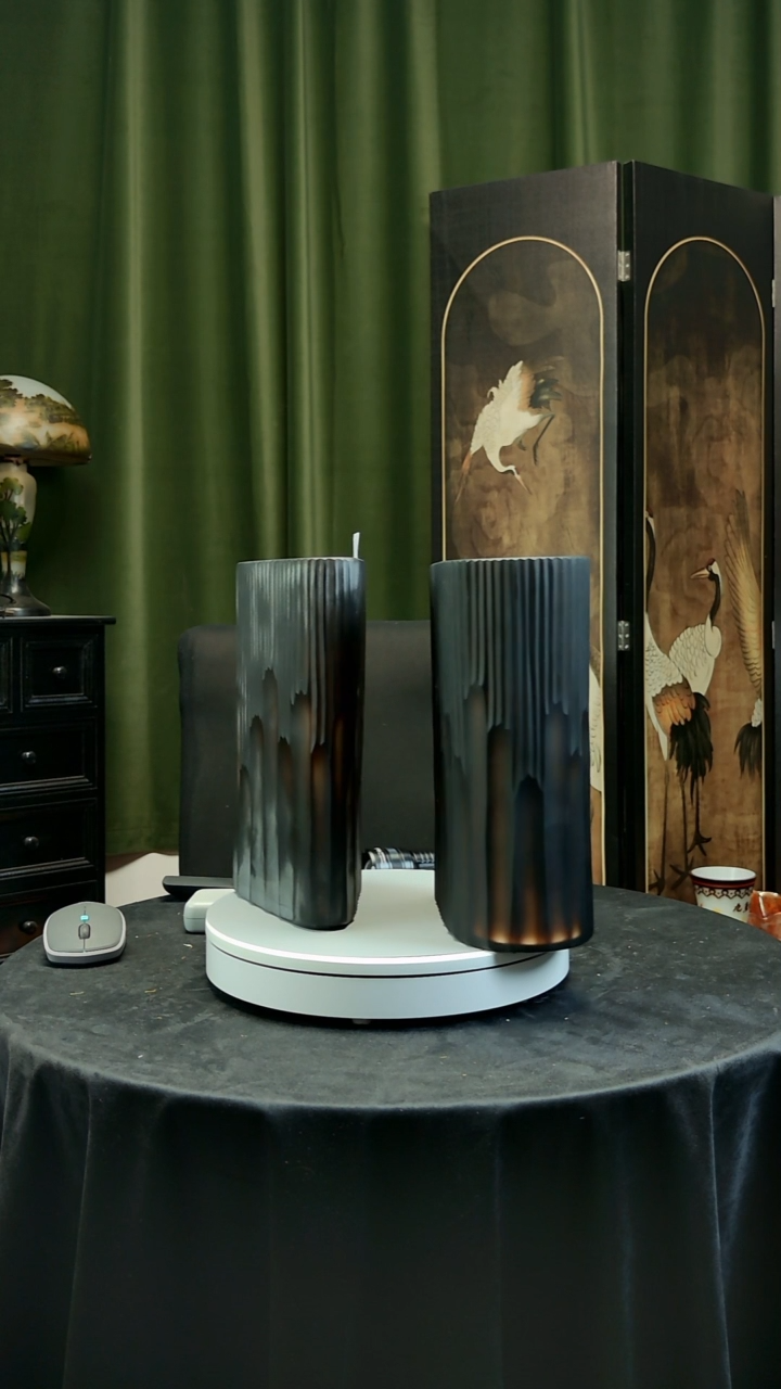 手工艺品琉璃好*情磨刻一对