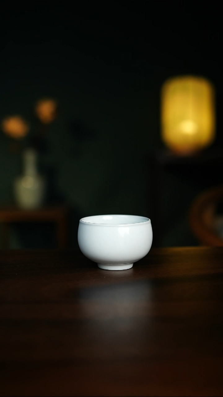 【闪购商品】月白釉 支钉烧 手工圆融杯 一级