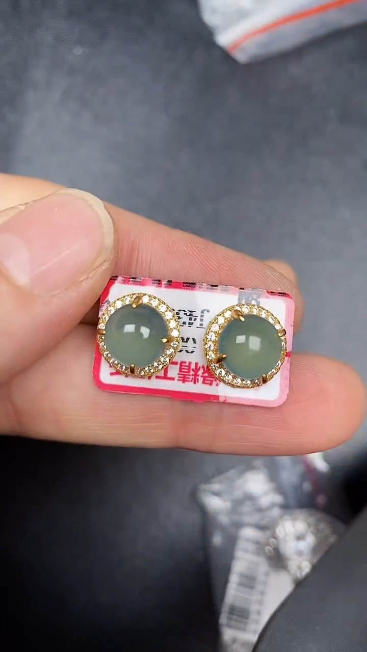 银S925镶嵌戒指翡翠2330