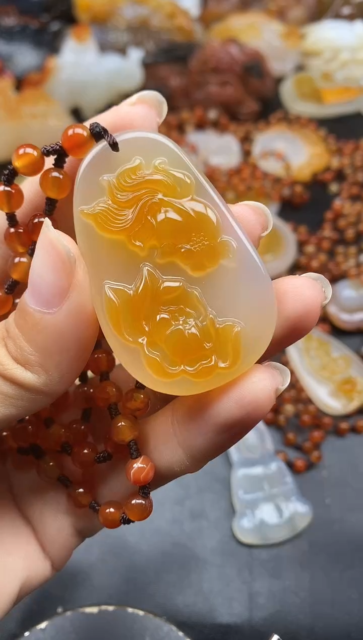 未镶嵌1玛瑙/玉髓福**和ll