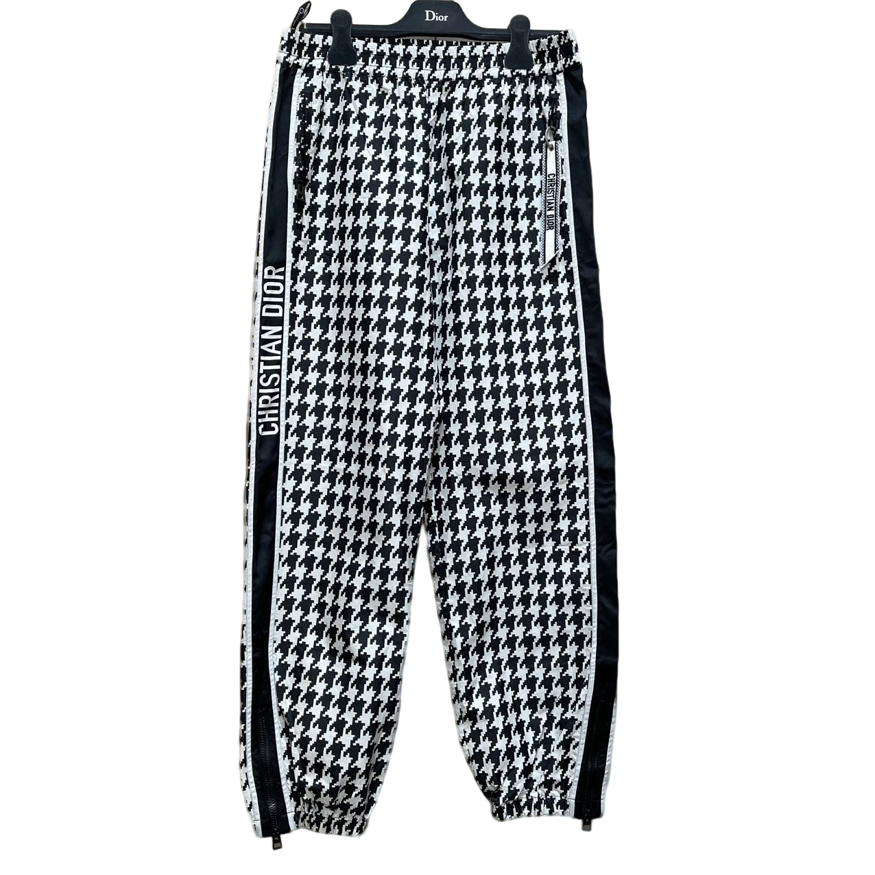 未使用 DIOR/迪奥 蔚蓝/满印束脚休闲长裤/38码/LZ1212F9999