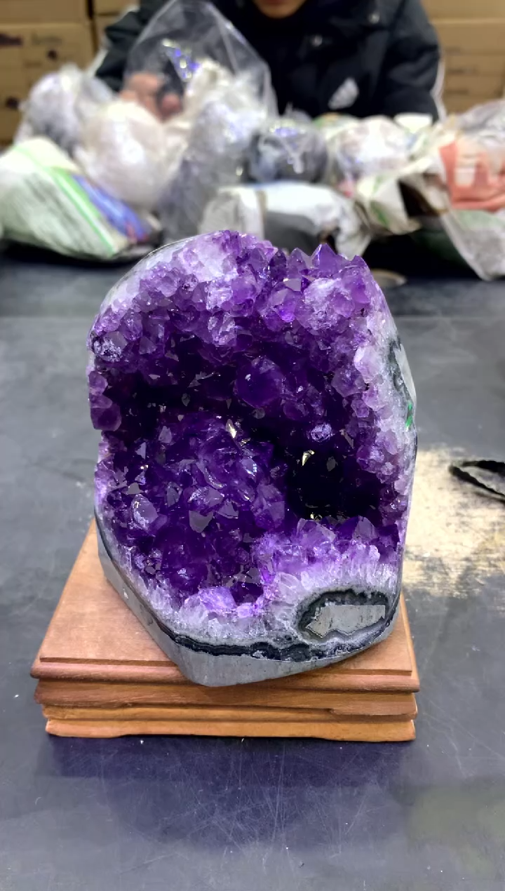 【闪购商品】水晶摆件未镶嵌天然高品质紫晶942