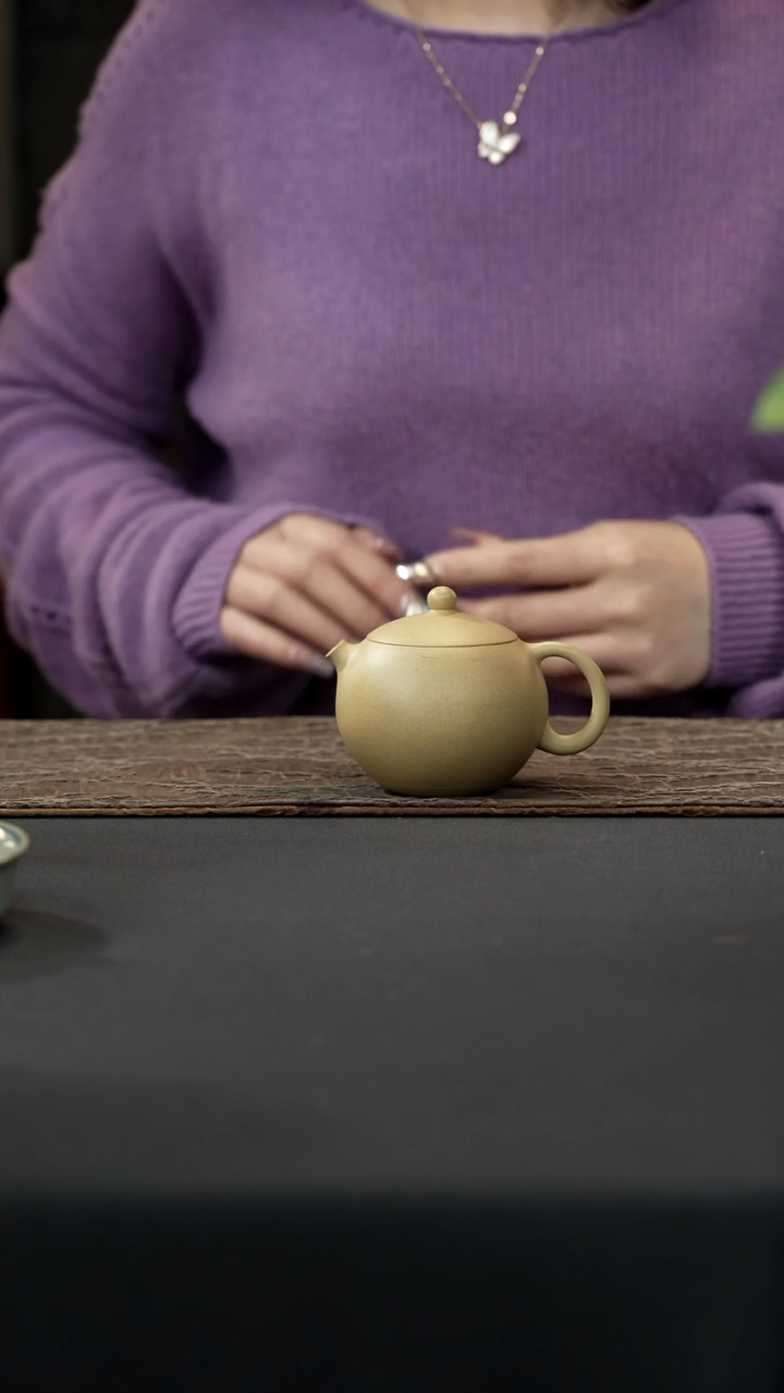 【闪购商品】紫砂茶壶全手本绿西施壶