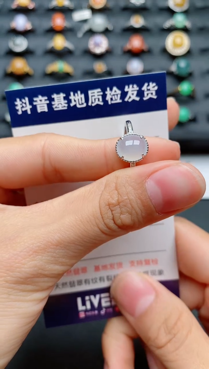 【闪购商品】翡翠戒指银S925镶嵌...........