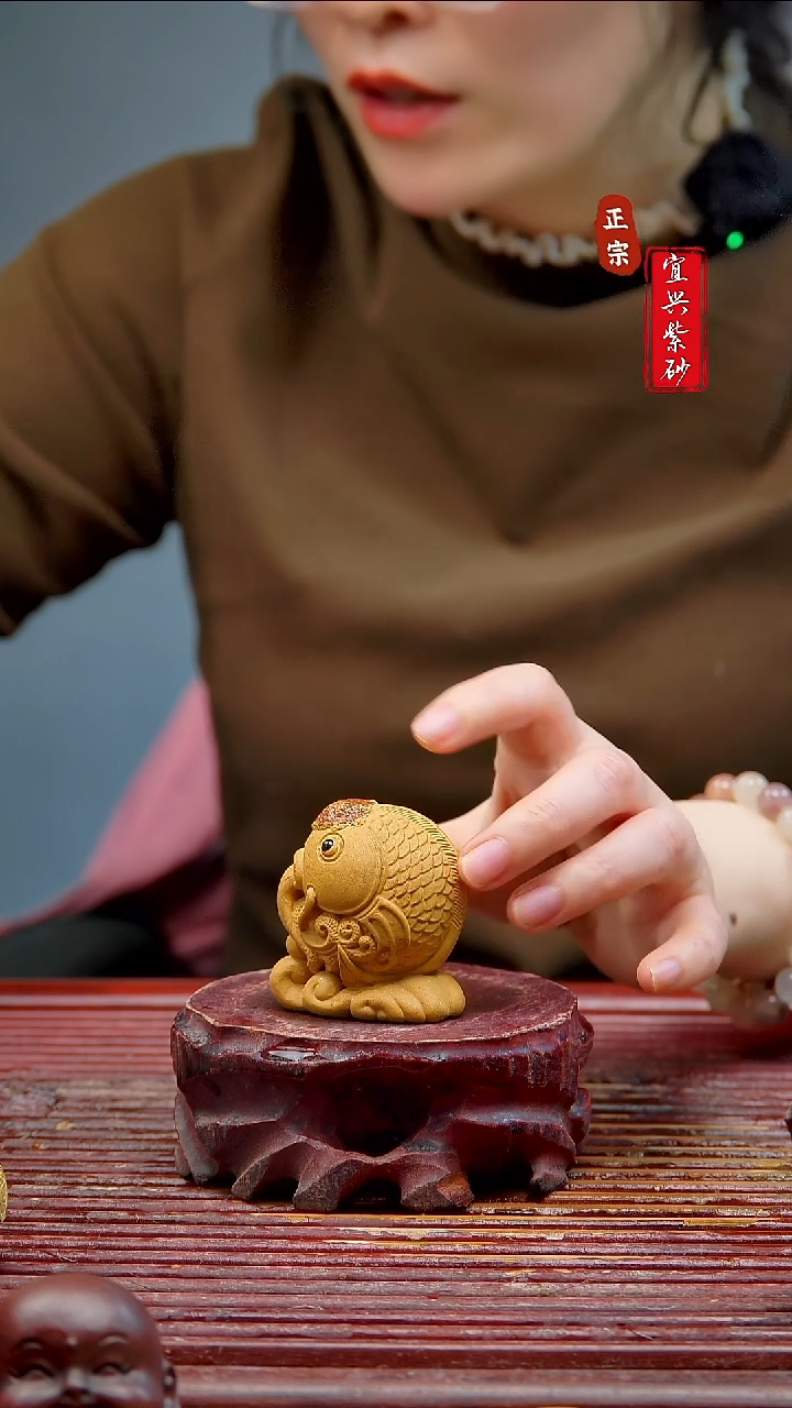 紫砂茶宠宜兴紫砂茶宠摆件