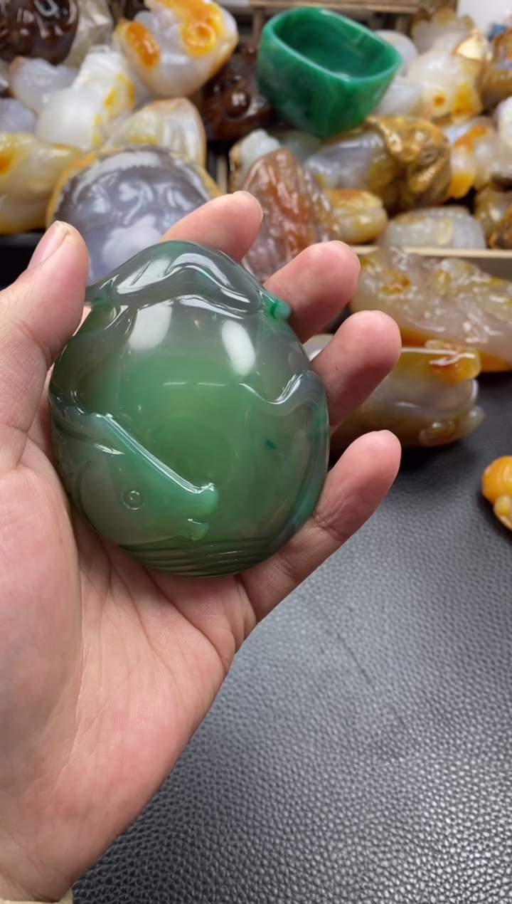 未镶嵌手把玛瑙/玉髓爱*克00