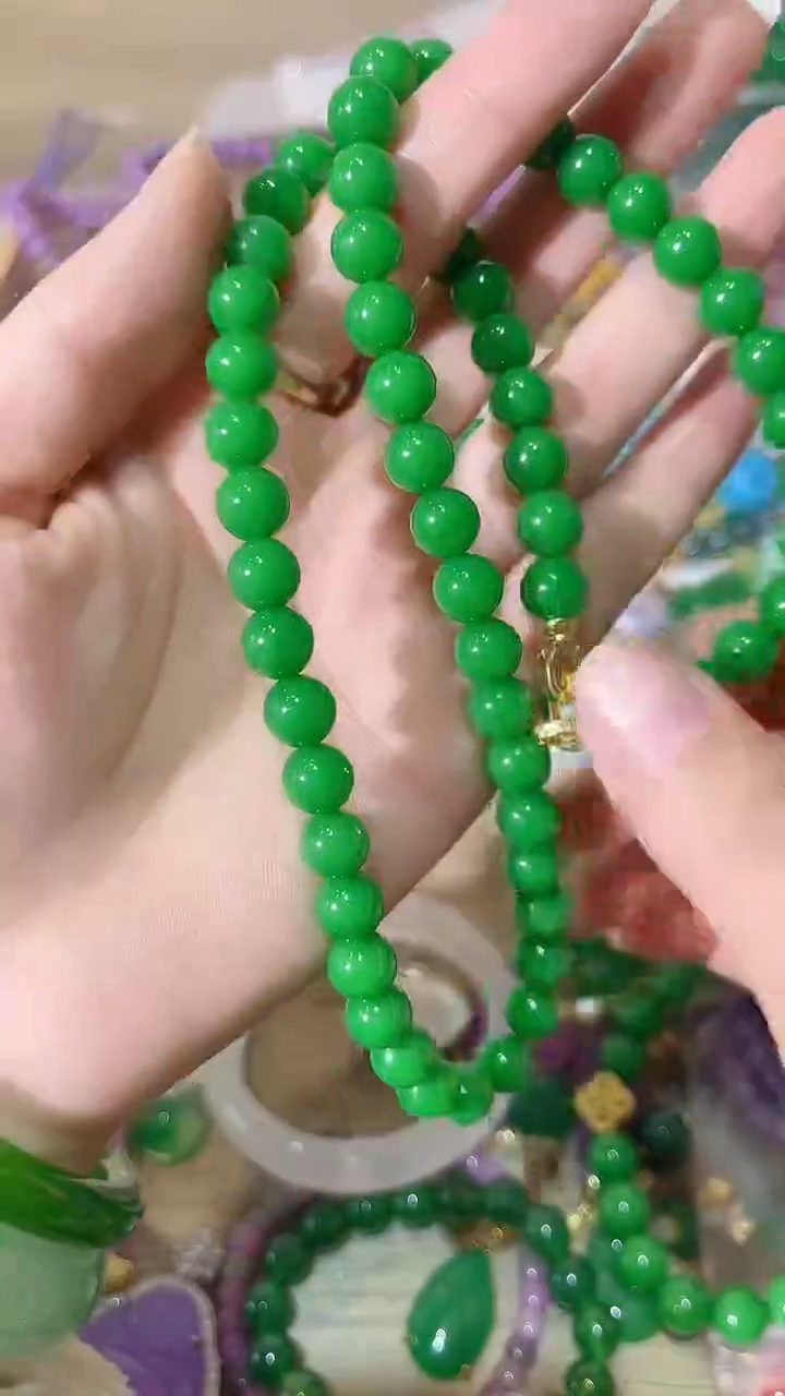颈饰合金石英质玉10mm妈妈连